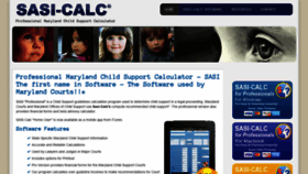 What Sasi-calc.com website looked like in 2020 (4 years ago)