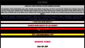 What Satta-matka.me website looked like in 2020 (4 years ago)