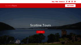 What Scotlinetours.co.uk website looked like in 2020 (4 years ago)