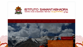 What Samantabhadra.org website looked like in 2020 (4 years ago)