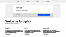 What Siphor.com website looked like in 2020 (4 years ago)