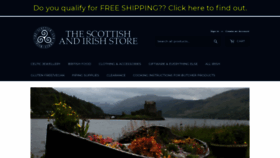 What Scottishandirishstore.com website looked like in 2020 (4 years ago)