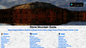 What Stonemountainguide.com website looked like in 2020 (4 years ago)