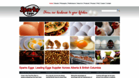 What Sparkseggs.com website looked like in 2020 (4 years ago)