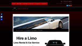 What Southwestlimo.co website looked like in 2020 (4 years ago)