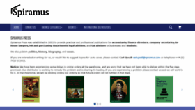 What Spiramus.com website looked like in 2020 (4 years ago)