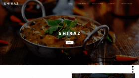 What Shirazrestaurant.com website looked like in 2020 (4 years ago)