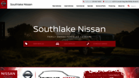 What Southlakenissan.com website looked like in 2020 (4 years ago)
