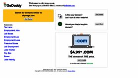 What Skywage.com website looked like in 2020 (4 years ago)