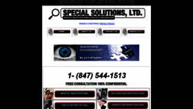 What Specialsol.com website looked like in 2020 (4 years ago)