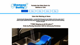 What Shampoobuddy.com website looked like in 2020 (4 years ago)