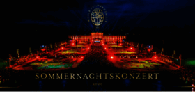 What Sommernachtskonzert.at website looked like in 2020 (4 years ago)