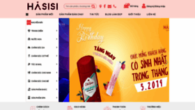 What Shophasisi.com website looked like in 2020 (6 years ago)
