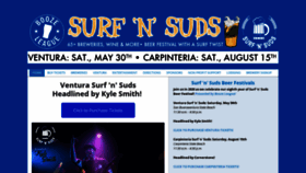 What Surfbeerfest.com website looked like in 2020 (4 years ago)