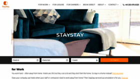 What Staystay.com website looked like in 2020 (4 years ago)