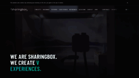 What Sharingbox.com website looked like in 2020 (4 years ago)