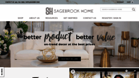 What Sagebrookhome.com website looked like in 2020 (4 years ago)