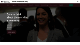 What Schoolofpublicpolicy.sk.ca website looked like in 2020 (4 years ago)