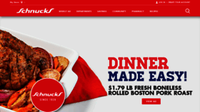 What Schnucks.com website looked like in 2020 (4 years ago)