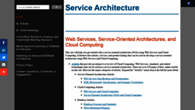 What Service-architecture.com website looked like in 2020 (4 years ago)