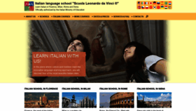 What Scuolaleonardo.com website looked like in 2020 (4 years ago)