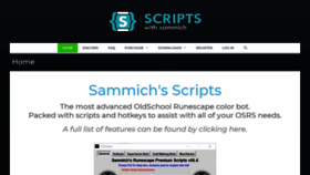 What Sammichscripts.com website looked like in 2020 (4 years ago)