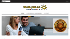 What Solar-pur.com website looked like in 2020 (5 years ago)