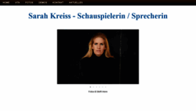 What Sarah-kreiss.de website looked like in 2020 (4 years ago)