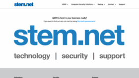 What Stem.net website looked like in 2020 (4 years ago)