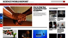 What Scienceworldreport.com website looked like in 2020 (5 years ago)