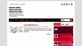 What Samsung-manualpdf.blogspot.fi website looked like in 2020 (4 years ago)