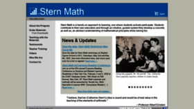 What Sternmath.com website looked like in 2020 (4 years ago)