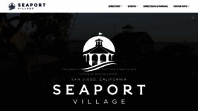 What Seaportvillage.com website looked like in 2020 (4 years ago)