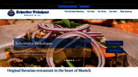 What Schneider-brauhaus.de website looked like in 2020 (4 years ago)