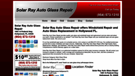What Solarrayautoglassrepairhollywoodfl.com website looked like in 2020 (4 years ago)