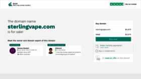 What Sterlingvape.com website looked like in 2020 (4 years ago)