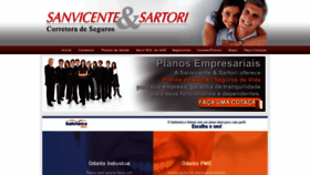What Sanvicentesartori.com.br website looked like in 2020 (4 years ago)
