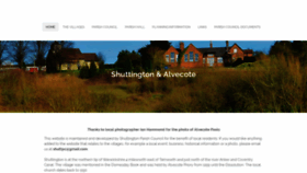 What Shuttington-alvecote.org.uk website looked like in 2020 (4 years ago)