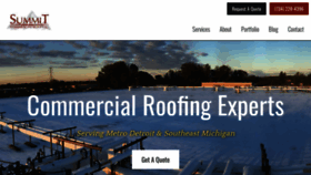 What Summitcommercialroofing.com website looked like in 2020 (4 years ago)
