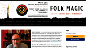 What Southernfolkmagic.com website looked like in 2020 (4 years ago)