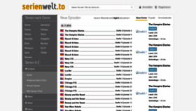 What Serienwelt.to website looked like in 2020 (4 years ago)