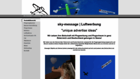 What Sky-message.at website looked like in 2020 (4 years ago)