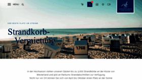 What Strandkorb-sylt.de website looked like in 2020 (4 years ago)