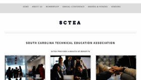 What Sctea.org website looked like in 2020 (4 years ago)
