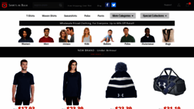What Shirtsinbulk.com website looked like in 2020 (4 years ago)