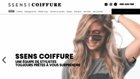 What Ssenscoiffure.ca website looked like in 2020 (4 years ago)