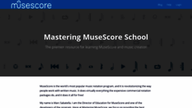 What School.masteringmusescore.com website looked like in 2020 (4 years ago)