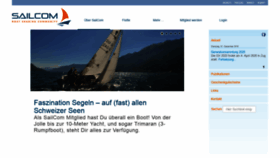 What Sailcom.ch website looked like in 2020 (5 years ago)