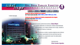 What Saludmujer.com.mx website looked like in 2020 (4 years ago)