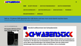 What Schwabenstick.de website looked like in 2020 (4 years ago)